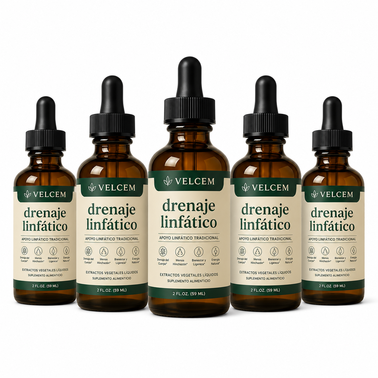 Drenaje Linfático Natural en Gotas | Menos Hinchazón | Velcem