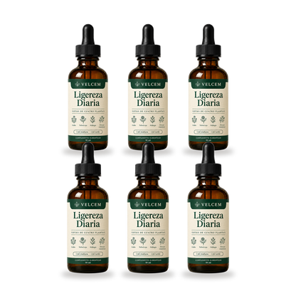 Pack de seis frascos de VELCEM Ligereza Diaria