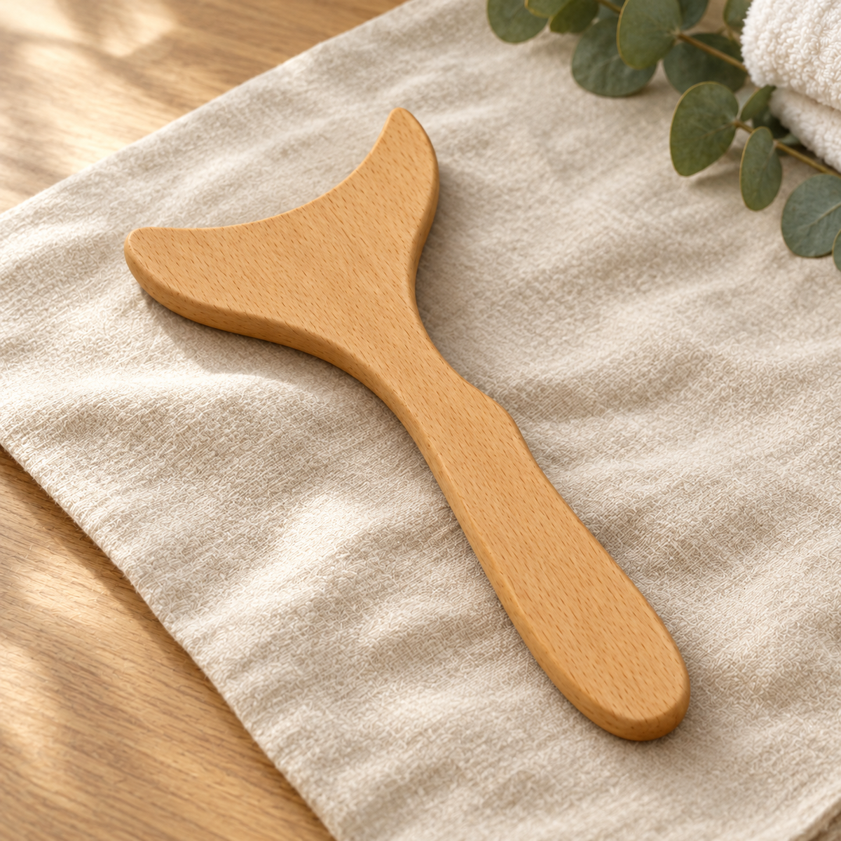 Regalo · Paleta de masaje de madera